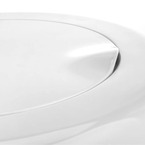 Kerasan RETRO Soft Close WC-ülőke, duroplast, fehér, króm zsanér (108901)