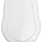 Kerasan RETRO Soft Close WC-ülőke, duroplast, fehér, króm zsanér (108901)