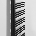Sapho DORLION fürdőszobai radiátor, 500x1200 mm, 492 W, matt fekete (1130-21)