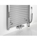 ALYA fürdőszobai radiátor egyenes 600x1118 mm, középső bekötés, króm (1145-10)