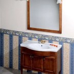 RETRO tükör világítás nélkül, 94x115 cm, bükk (1679)