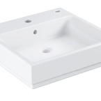 Grohe Cube 50 pultra ültethető mosdó túlfolyóval, 1db nyitott csaplyukkal