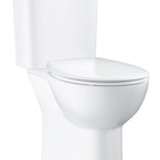 GROHE BAU CERAMIC MONOBLOKKOS WC SZETT ALPIN FEHÉR RIMLESS, SOFTCLOSE