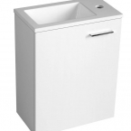 AQUALINE ZOJA mosdótartó szekrény, 39,5x50x22cm, fehér (51049A)