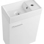AQUALINE ZOJA mosdótartó szekrény, 39,5x50x22cm, fehér (51049A)