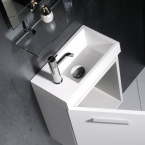 LATUS IV mosdótartó szekrény, balos/jobbos, 49,5x50x24,5cm, fehér (55570)