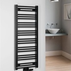 Bruckner ALBRECHT radiátor, középső bekötéssel, 500x1250 mm, 525 W, matt fekete (600.114.6)