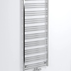 Bruckner ALBRECHT radiátor, középső bekötéssel, 600x1570 mm, 536 W, króm (600.118.1)