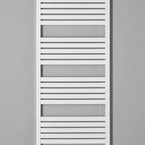 Bruckner GRUNT fürdőszobai radiátor, középső bekötés, 500x1610 mm, 776 W, fehér (600.123.4)