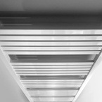 Bruckner GRUNT fürdőszobai radiátor, középső bekötés, 500x1610 mm, 776 W, fehér (600.123.4)