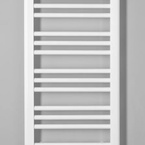 Bruckner ALBRECHT fürdőszobai radiátor, szélső bekötéssel, 400x930 mm, 327 W, fehér (600.211.4)