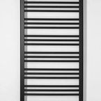 Bruckner ALBRECHT fürdőszobai radiátor, szélső bekötéssel, 600x1570 mm, 765 W, matt fekete (600.218.6)