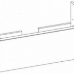 MONTEREY 80CM-ES ALSÓSZEKRÉNY 1 FIÓKKAL