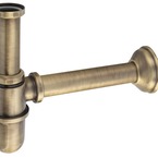 REITANO ANTEA Mosdó szifon, retro, réz/bronz (9596)