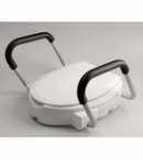 RIDDER Magasított WC-ülőke, kapaszkodóval, fehér (A0072001)