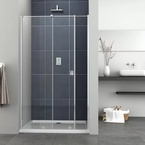 Sanotechnik PRESTIGE tolóajtó épített zuhanyfülkéhez 100 cm (A100U)