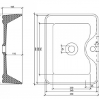 AREZZO DESIGN FIONA PULTRA ÜLTETHETŐ MOSDÓ AR-145023