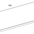 MOSDÓPULT 90X46 CM TERMÉSZETES TÖLGY AR-166900