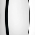 Sapho AROWANA keretes tükör, átm. 90 cm, matt fekete