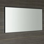 Sapho AROWANA keretes tükör, 120x60 cm, matt fekete