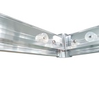 Sanotechnik Sarokbejárat króm 89-90x89-90x190cm (B1390C)