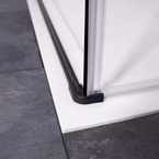 Sanotechnik BRAVA BLACK lengőajtó 90 cm (BD90)