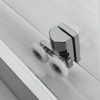 Sanotechnik DALLAS hidromasszázs zuhanykabin, króm, termosztátos keverőcsappal (CL11)