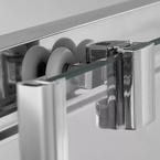 Sanotechnik DENVER hidromasszázs zuhanykabin, króm, termosztátos keverőcsappal (CL12)