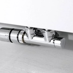 Sapho TWIN TERMO csatlakozó készlet radiátorhoz, balos, króm (CP3012S)