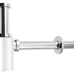 AQUALINE Mosdó szifon szorító anyával 1"1/4 - 32 mm, réz (CV1004)