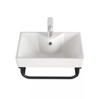 Sanotechnik DELTA 41 kerámiamosdó fali konzollal, tükörrel és piperepolccal (D41200)