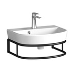 Sanotechnik DELTA 45 kerámiamosdó fali konzollal, tükörrel és piperepolccal (D45500)