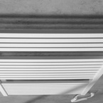 Aqualine TONDI-E elektromos fürdőszobai radiátor, 600x970 mm, 400 W, fehér (DE460T)