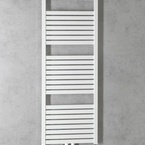 Aqualine TONDI fürdőszobai radiátor, középső bekötéssel, 450x1330 mm, 561 W, fehér (DT470T)