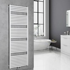 Aqualine TONDI fürdőszobai radiátor, középső bekötéssel, 600x1690 mm, 930 W, fehér (DT490T)