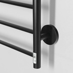 Sapho adapter közvetlen kábel bekötéshez, kerek profilhoz, fekete (ER130)