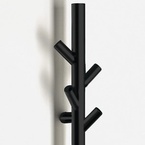 Sapho PASADOR elektromos álló fürdőköpeny, törölköző szárító radiátor, 150x1500x90 mm, 30 W, matt fekete (ER175BV)