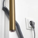 Sapho PASADOR elektromos törölköző szárító radiátor, 150x1500 mm, 30 W, matt arany (ER175GB)