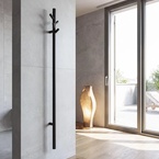 Sapho PASADOR elektromos törölköző szárító radiátor, 150x1500 mm, 30 W, gun metal (ER175GM)