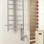 Sapho REDONDO elektromos törölköző szárító radiátor, 500x900 mm, 75 W, polírozott inox (ER220V)