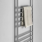 Sapho REDONDO elektromos törölköző szárító radiátor, 600x1500x102 mm, 130 W, polírozott inox (ER250V)