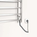 Sapho ESKINADO elektromos törölközőszárító radiátor, 620x1160 mm, 120 W, polírozott inox (ER430V)