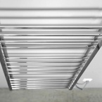 Sapho ESKINADO elektromos törölközőszárító radiátor, 600x1500 mm, 130 W, polírozott inox (ER450V)
