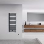 Sanotechnik E-INNSBRUCK CONTRACT elektromos fürdőszobai fűtőtest, fekete, 500 W (ES092)