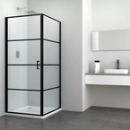 Sanotechnik ELITE BLACK oldalfal (nyíló- és osztott nyílóajtóhoz) 80 cm (F80B3)
