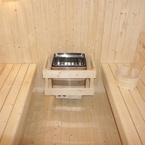 Sanotechnik ISLAND XL kültéri finn szauna, négyszemélyes (F90220)