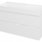 FILENA mosdótartó szekrény, 95x51,5x43cm, fehér (FID1210B)