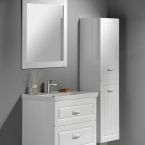 AQUALINE FAVOLO mosdótartó szekrény, 52x72,5x44cm, matt fehér (FV255)