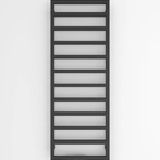 Sapho GIANLUCA fürdőszobai radiátor, 500x1350 mm, 529 W, matt fekete (GL135B)
