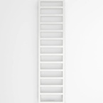 Sapho GIANLUCA fürdőszobai radiátor, 400x1590 mm, 509 W, matt fehér (GL159)